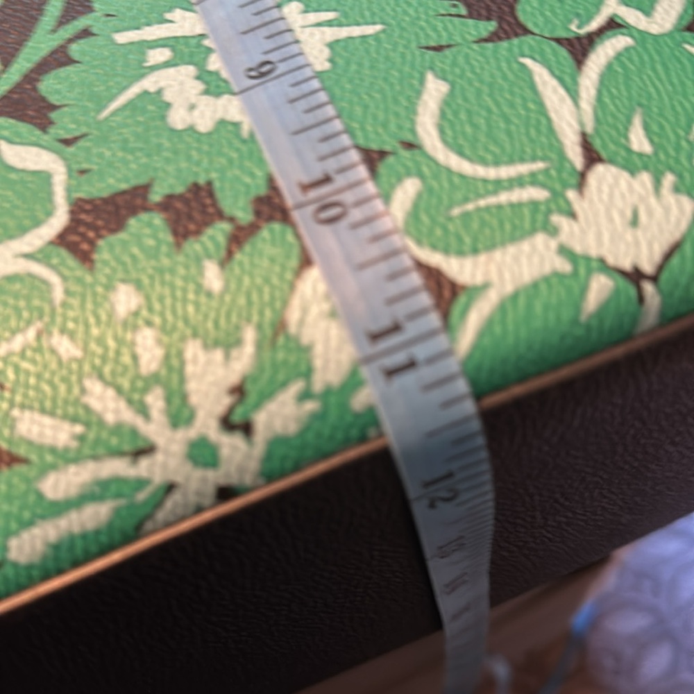 KATE SPADE Lori Tote Green Multi Floral zip top Limited Edition - Picture 9 of 10